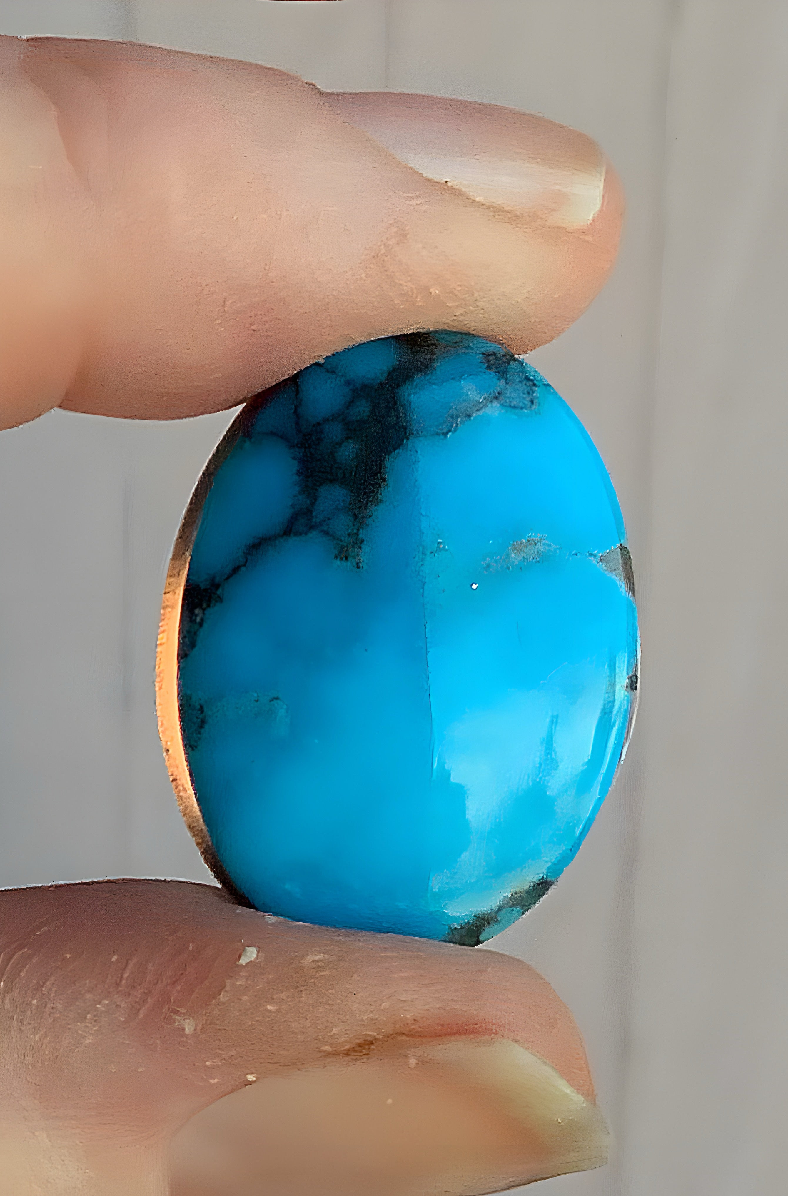 Ithaca Peak Turquoise Oval Cabochon ￼#IP101