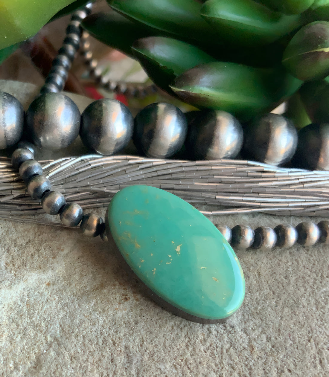 Emerald Valley Turquoise Oval Cabochon-Nevada Gemstone