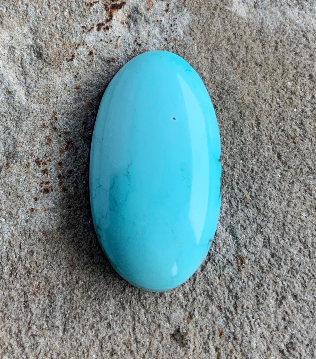 Natural Sleeping Beauty Turquoise Oval Cabochon