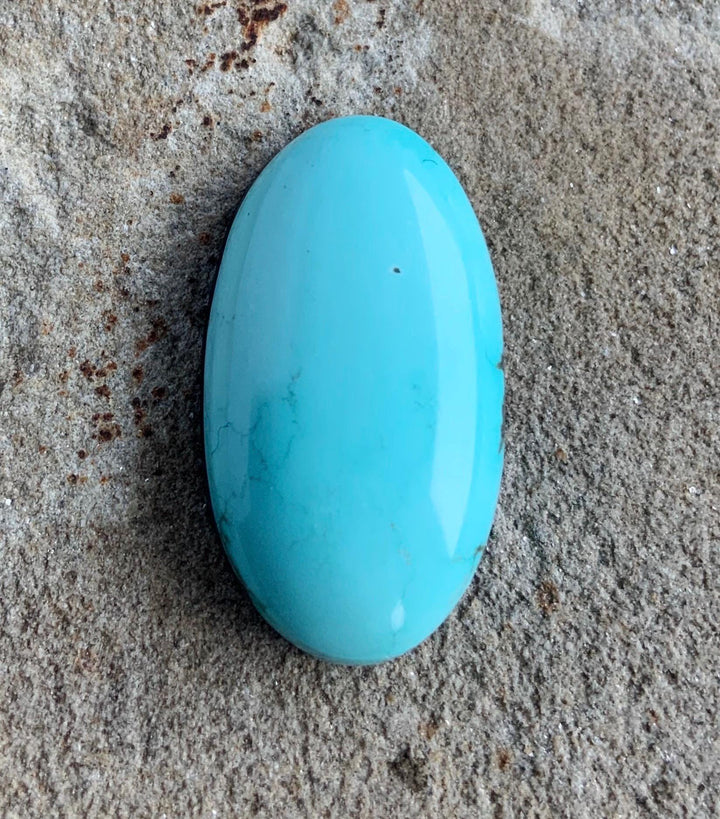 Natural Sleeping Beauty Turquoise Oval Cabochon