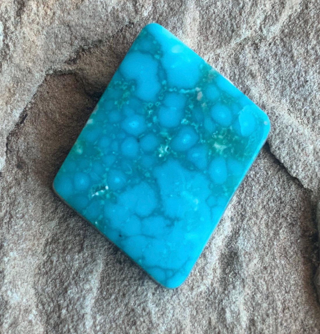 Beautiful Blue Kingman Turquoise Mine Cabochon