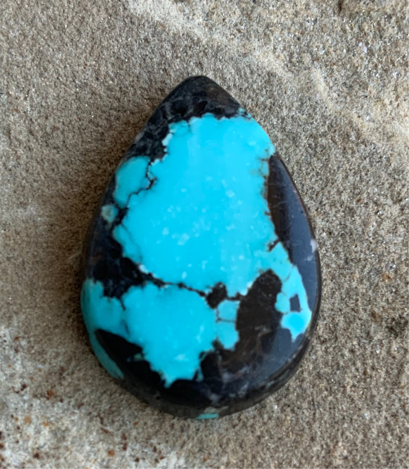 Bao Canyon Turquoise Teardrop Cabochon