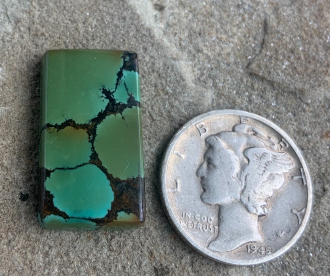 Bao Canyon Turquoise Rectangular Cabochon