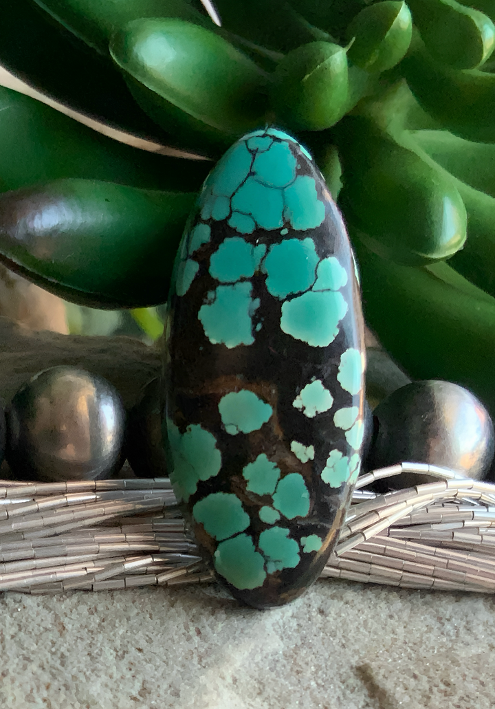 Bao Canyon Turquoise Long Oval Cabochon