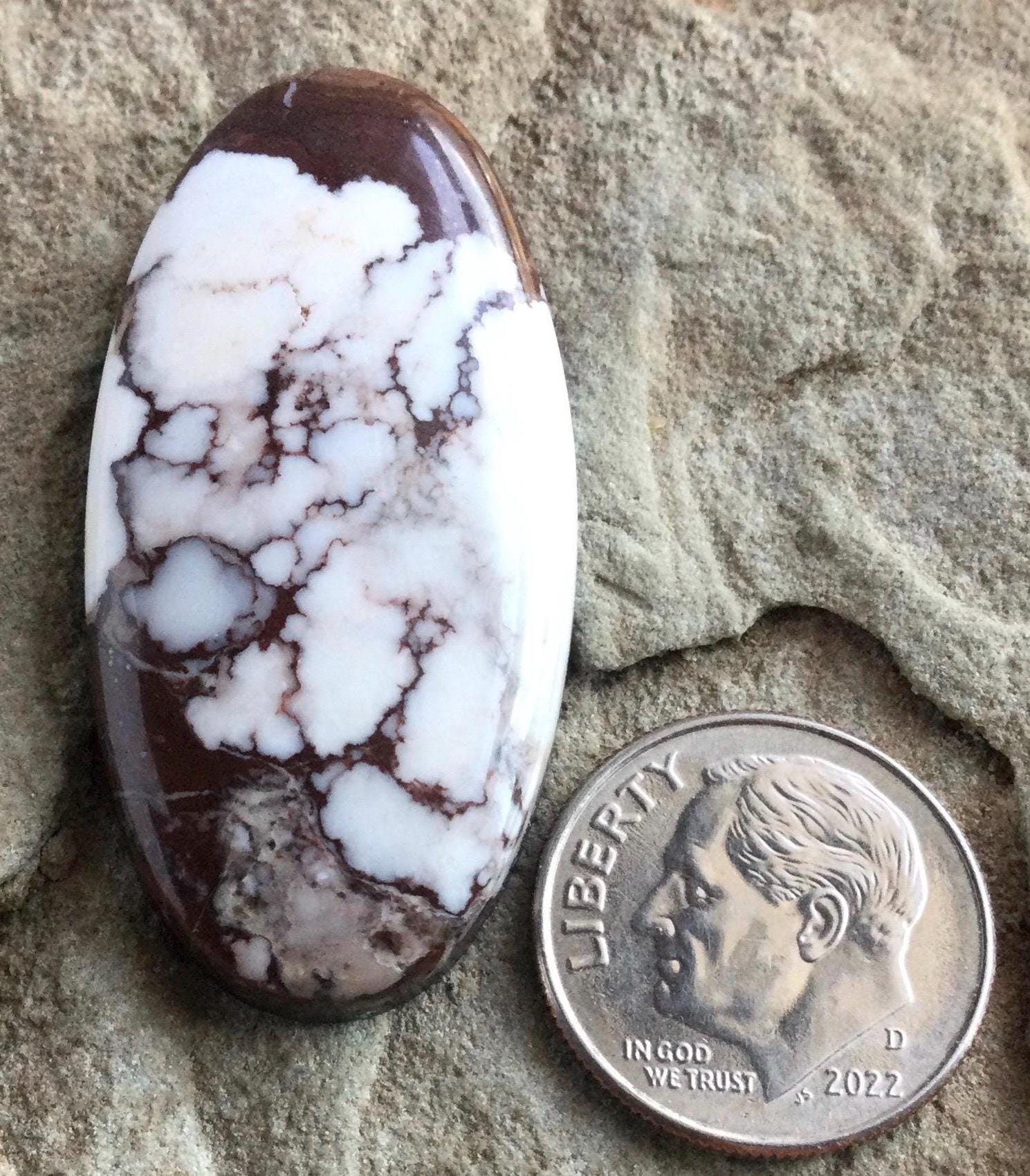 Incredible Wild Horse Magnesite Oval Cabochon