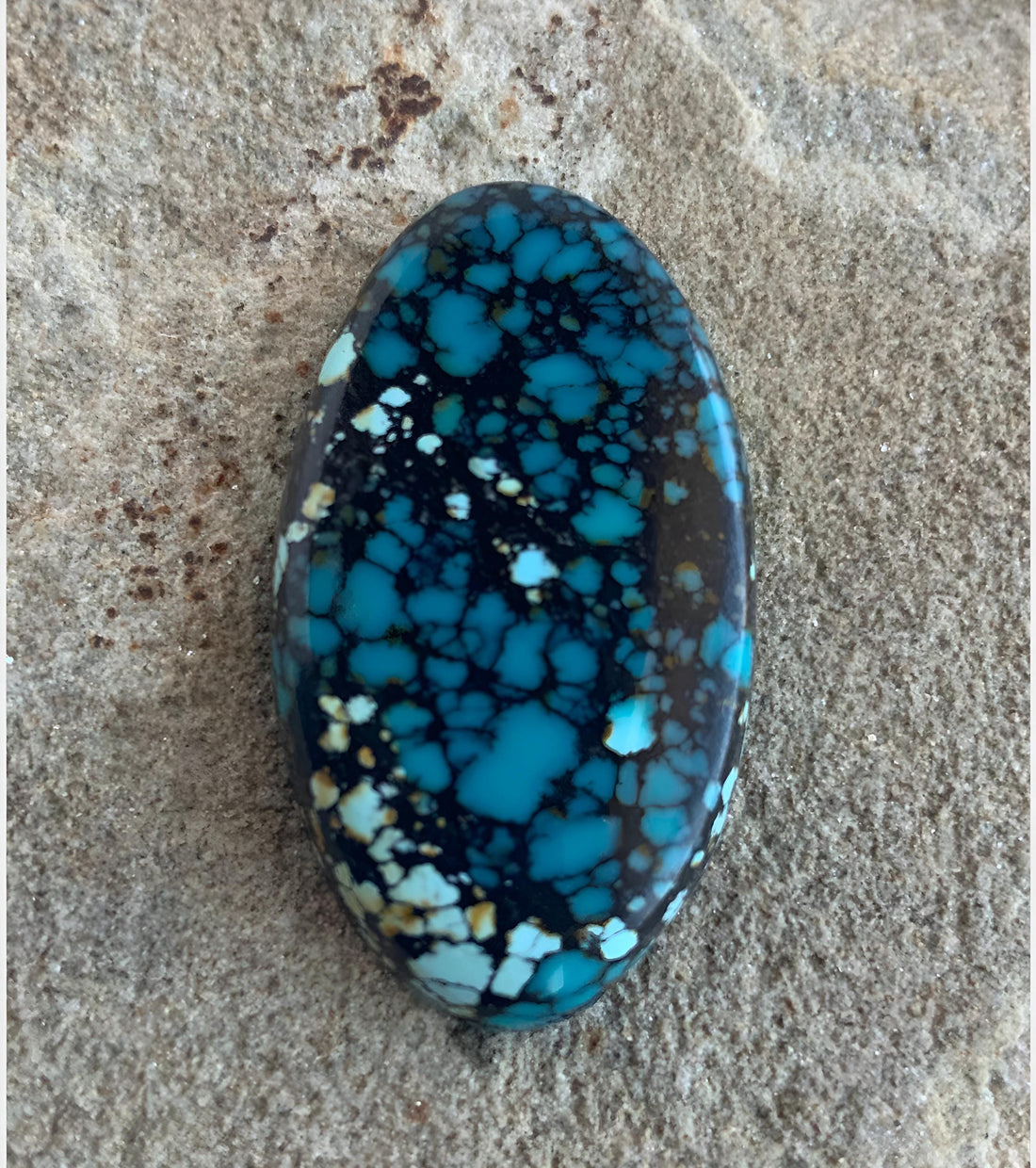 Beautiful Bao Canyon Turquoise Oval Cabochon #BC118