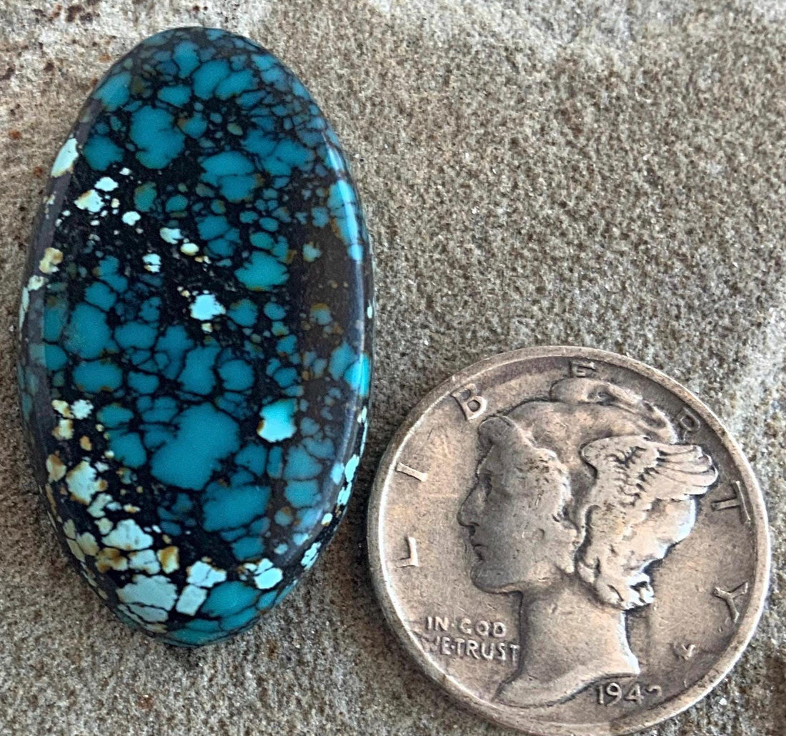 Beautiful Bao Canyon Turquoise Oval Cabochon #BC118