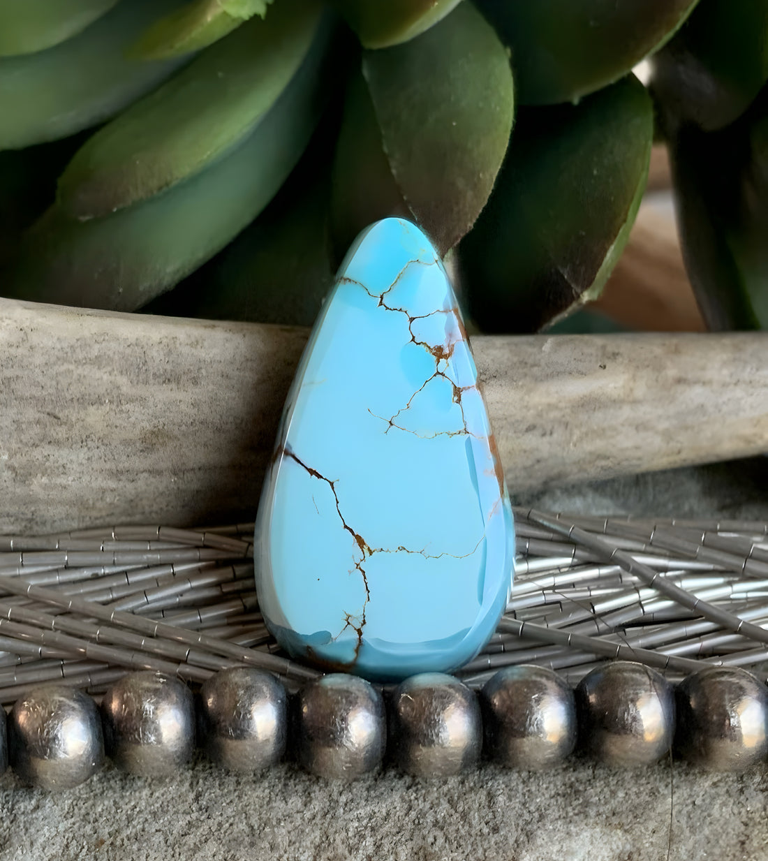 Gobi Desert Lavender or Golden Hills Turquoise Teardrop #G122