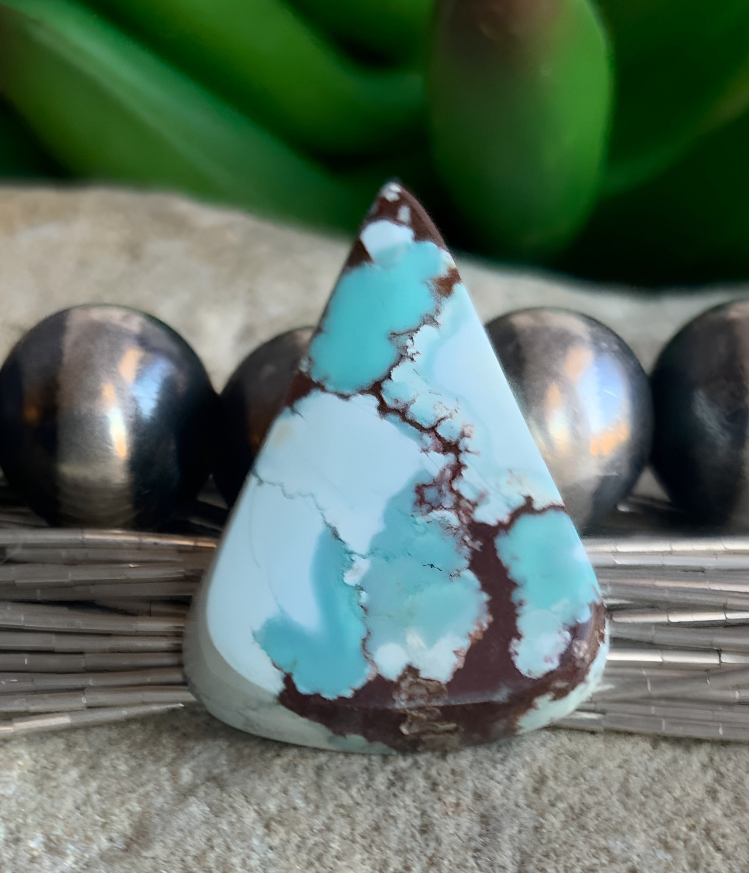 Gobi Desert Lavender or Golden Hills Turquoise Triangular Gemstone #G130