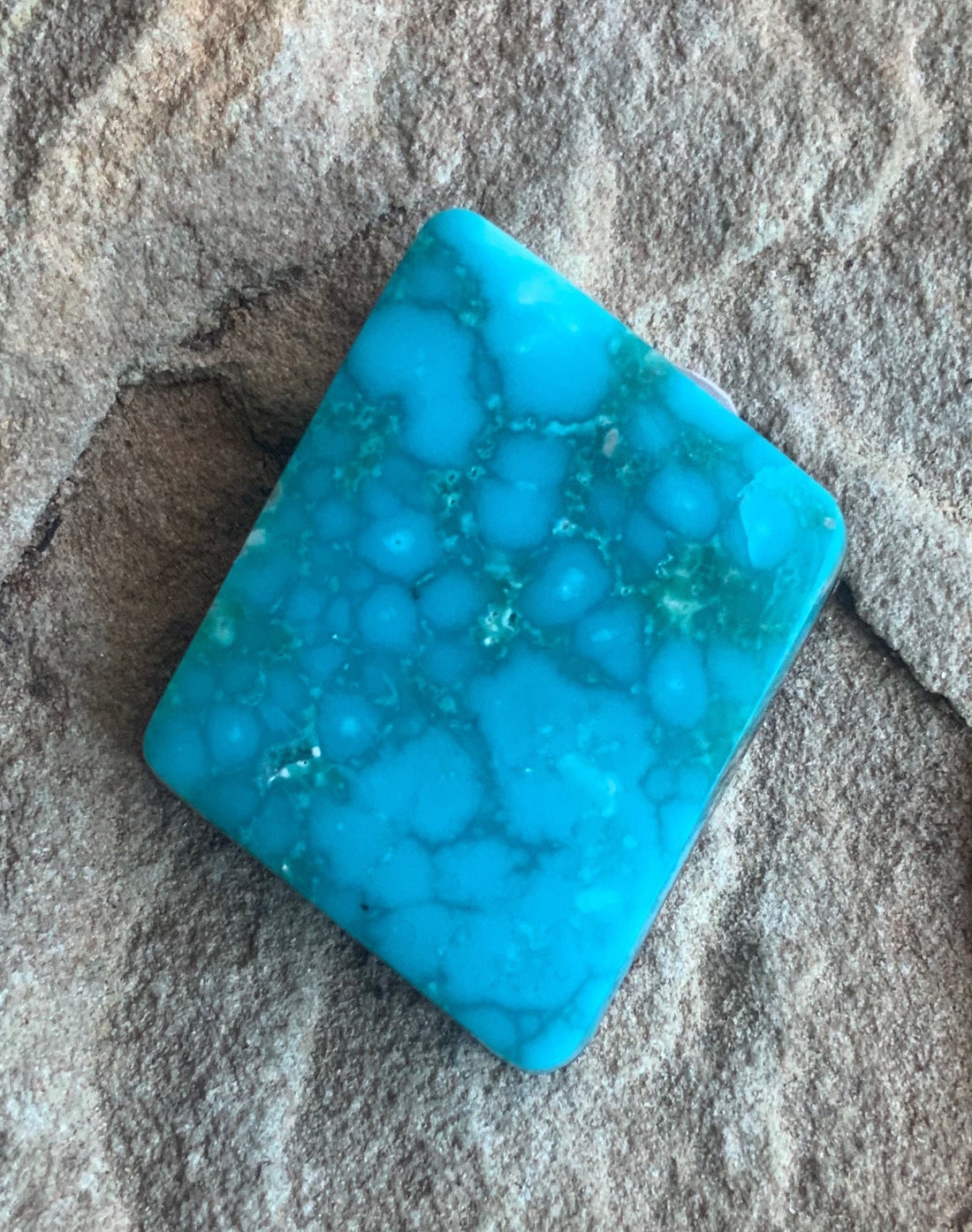 Beautiful Blue Kingman Turquoise Mine Cabochon
