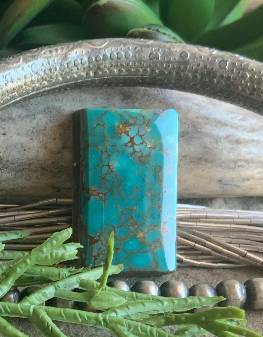 Lone Mountain Turquoise Rectangular Gemstone
