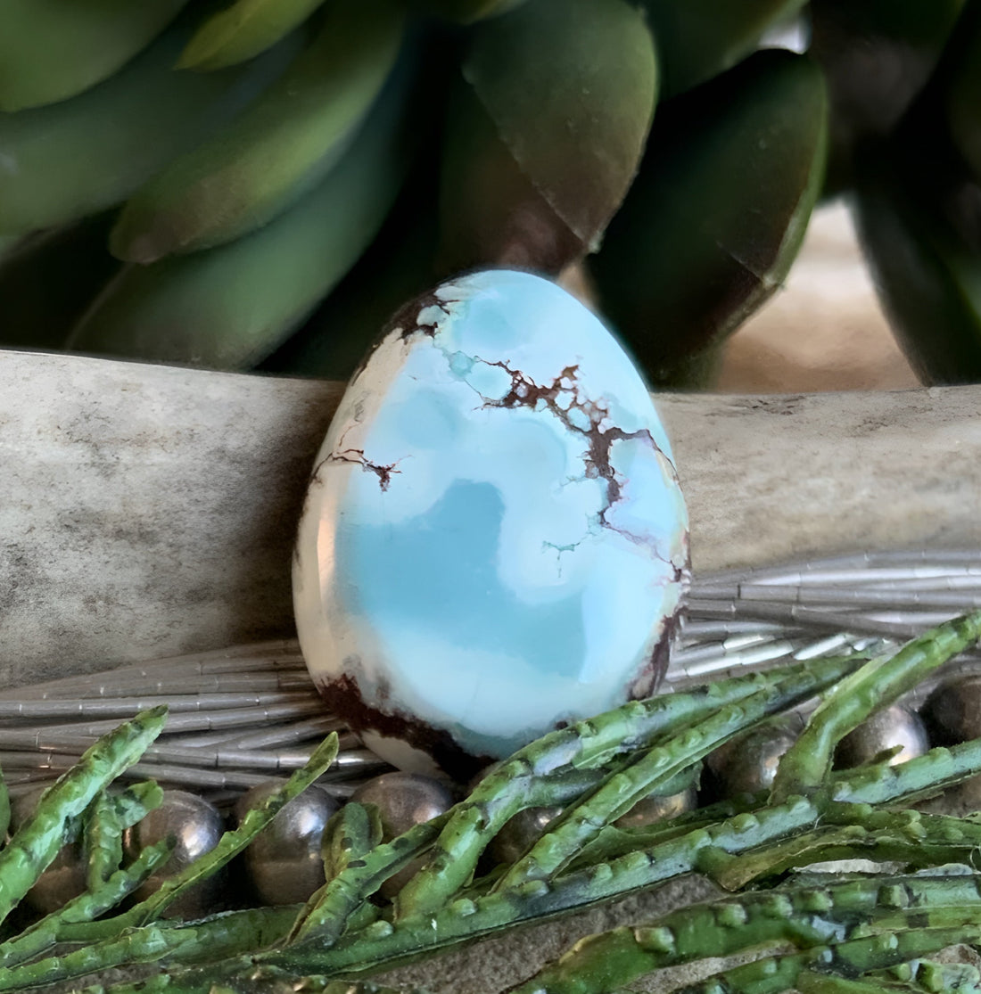Gobi Desert Lavender Triangular Gemstone #G102