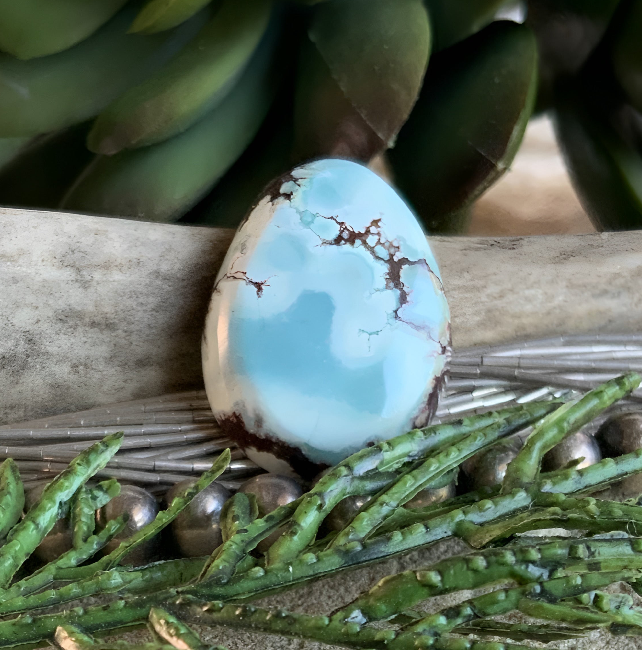 Gobi Desert Lavender Triangular Gemstone #G102