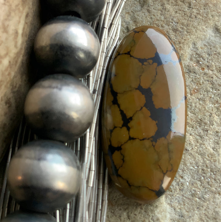 Bao Canyon Oval Turquoise Oval Cabochon #BC145