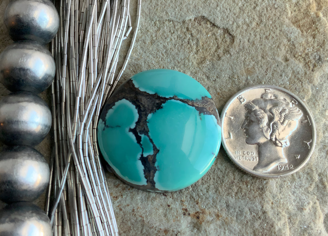 Hubei Turquoise Round Mint Colored Gemstone