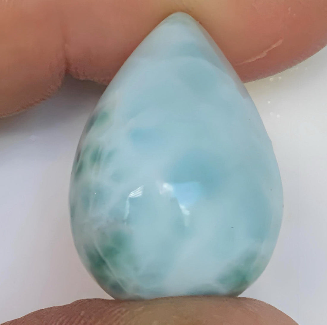 Larimar Dome Top Cabochon-Dominican Republic Gemstone