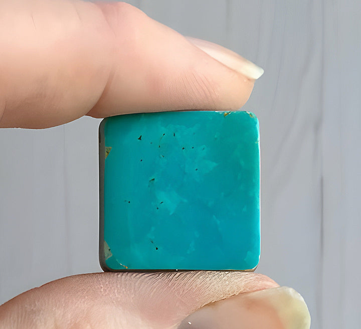 Turquoise Mountain Turquoise Square Cabochon