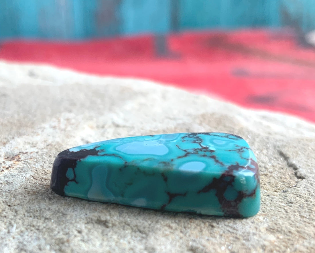 Gobi Desert Lavender Turquoise Cabochon