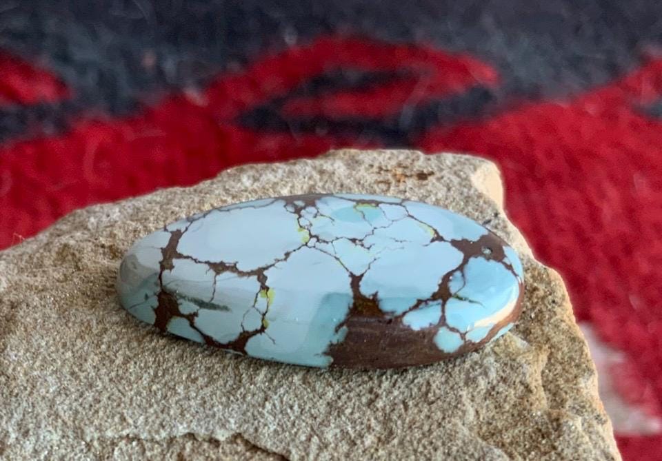 Beautiful Gobi Desert Lavender Turquoise Cabochon #106