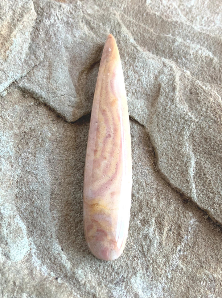Peachy Pink Opalite Talon Cabochon From Australia