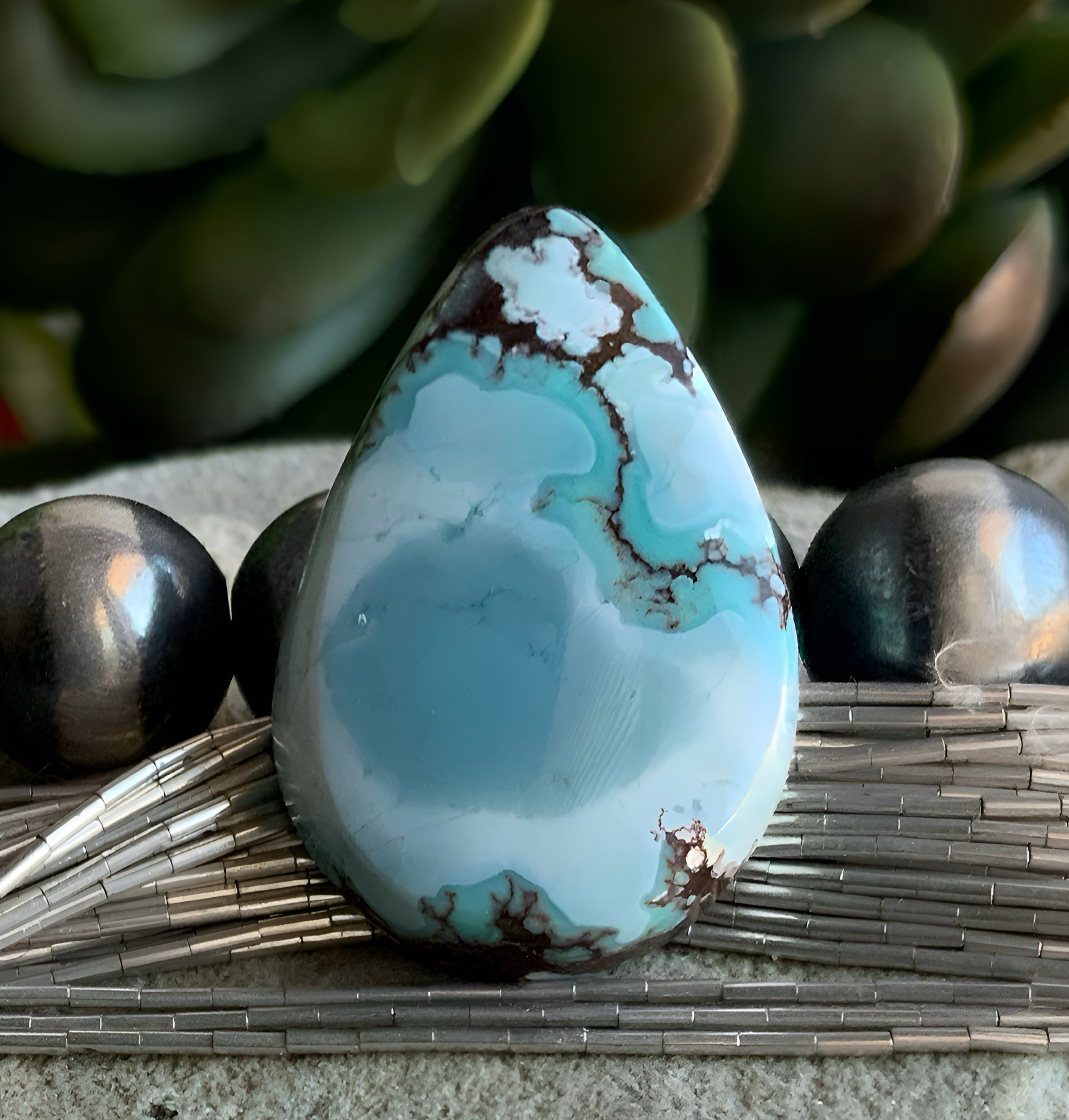 Gobi Desert Lavender or Golden Hills Turquoise Teardrop #G121