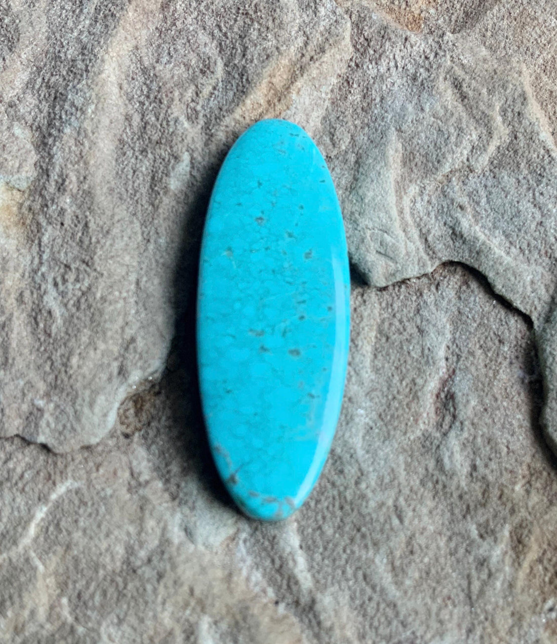 Sky Blue Royston Turquoise Long Oval Cabochon #R46