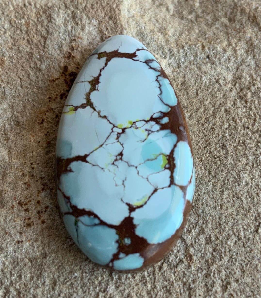 Beautiful Gobi Desert Lavender Turquoise Cabochon #106