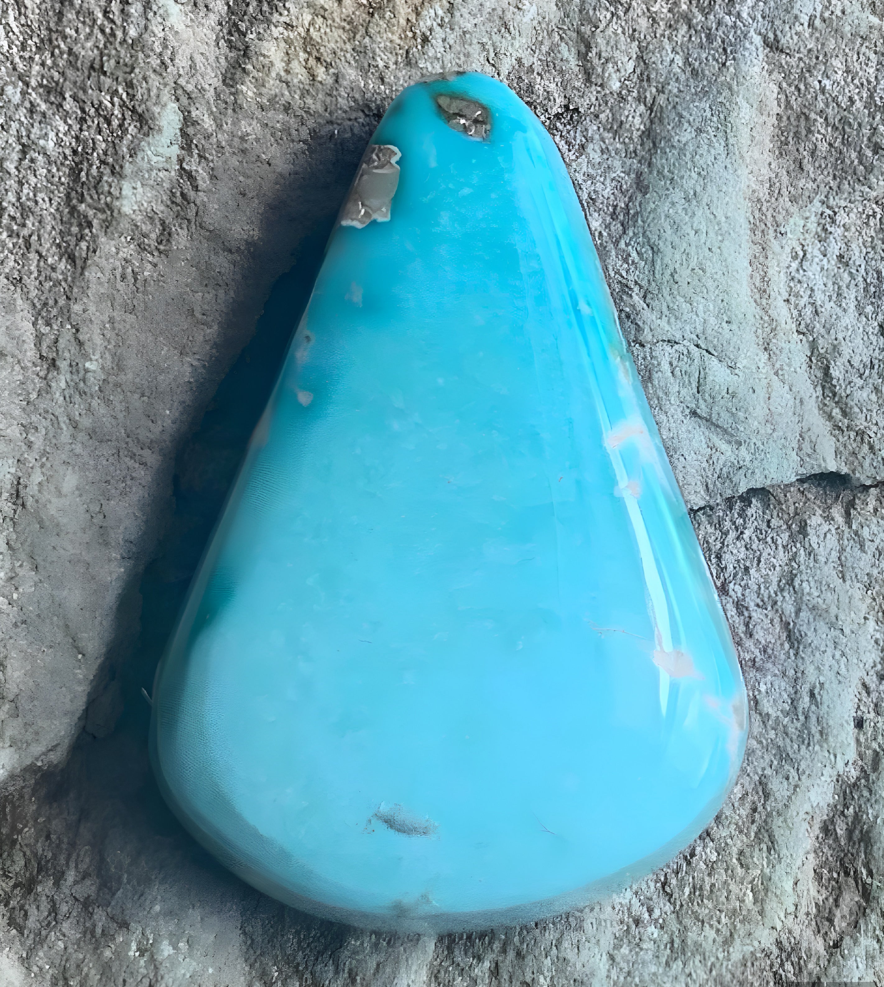 Royston Turquoise Triangular Blue Cabochon