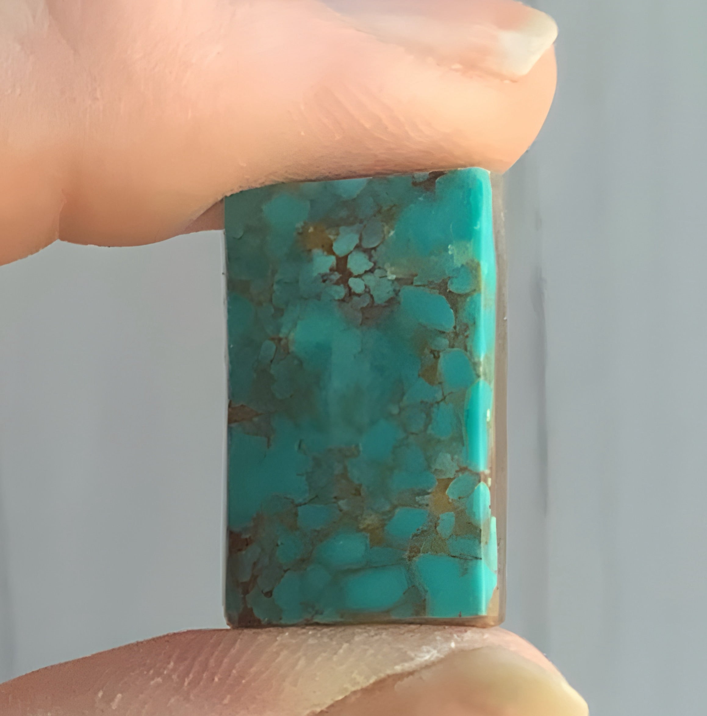 Lone Mountain Turquoise Rectangular Gemstone