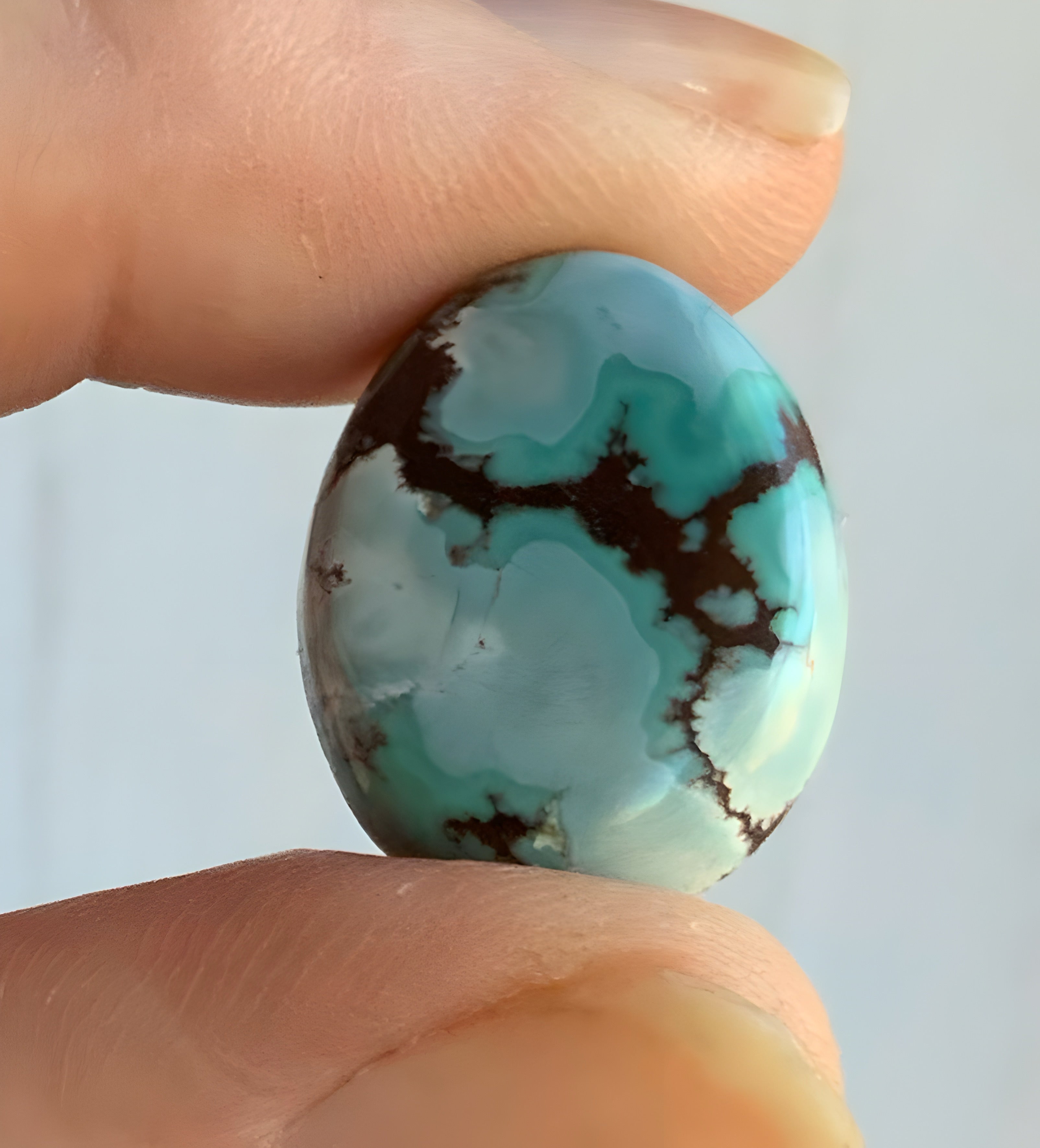 Gobi Desert Lavender or Golden Hills Turquoise Oval #G111