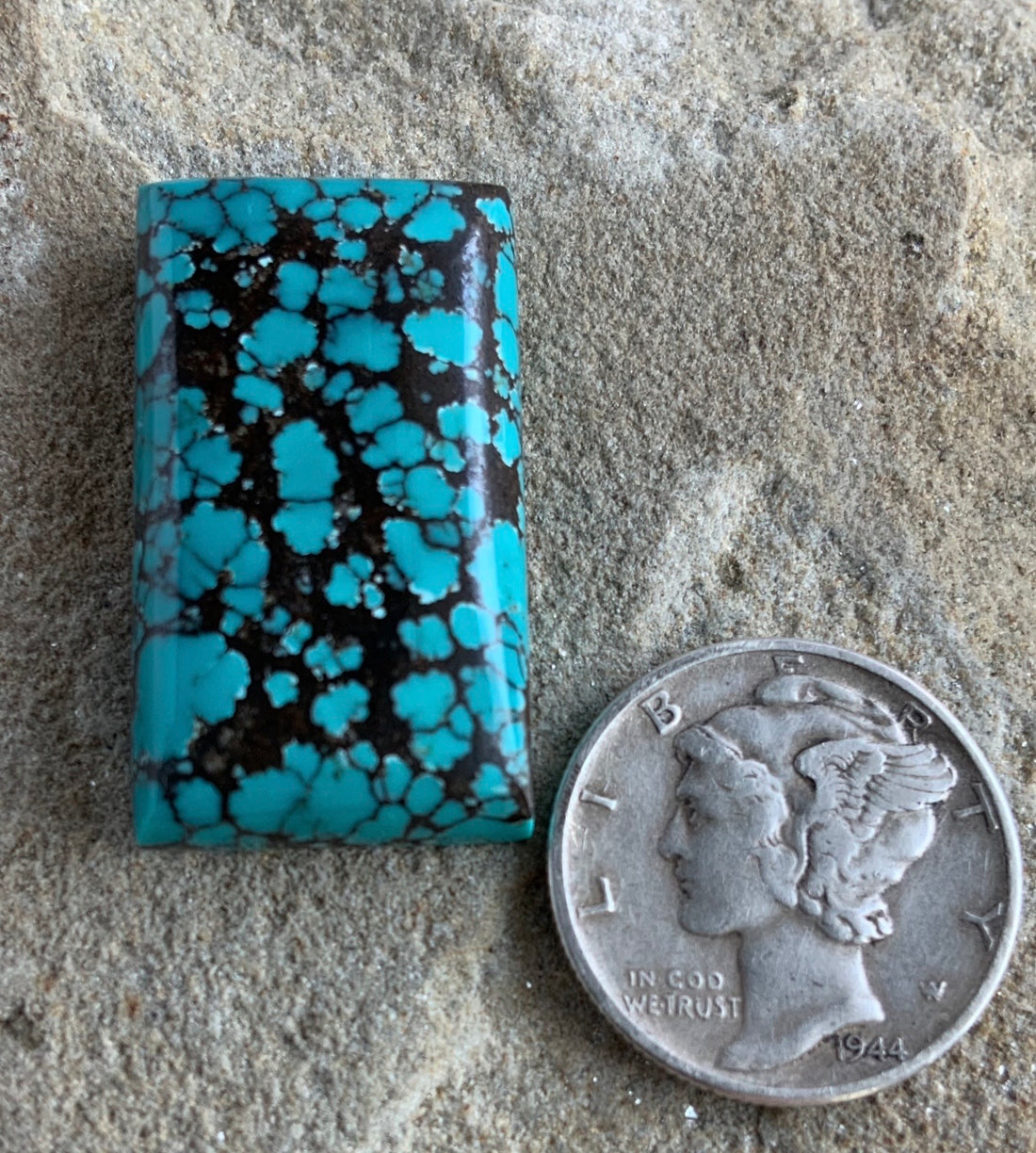 Bao Canyon Turquoise Rectangular Cabochon