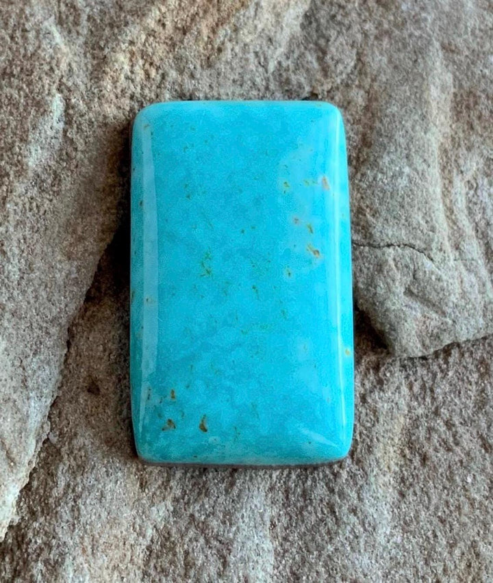 Beautiful Blue Royston Turquoise Rectangular Cabochon