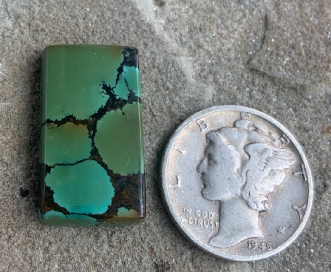Bao Canyon Turquoise Rectangular Cabochon