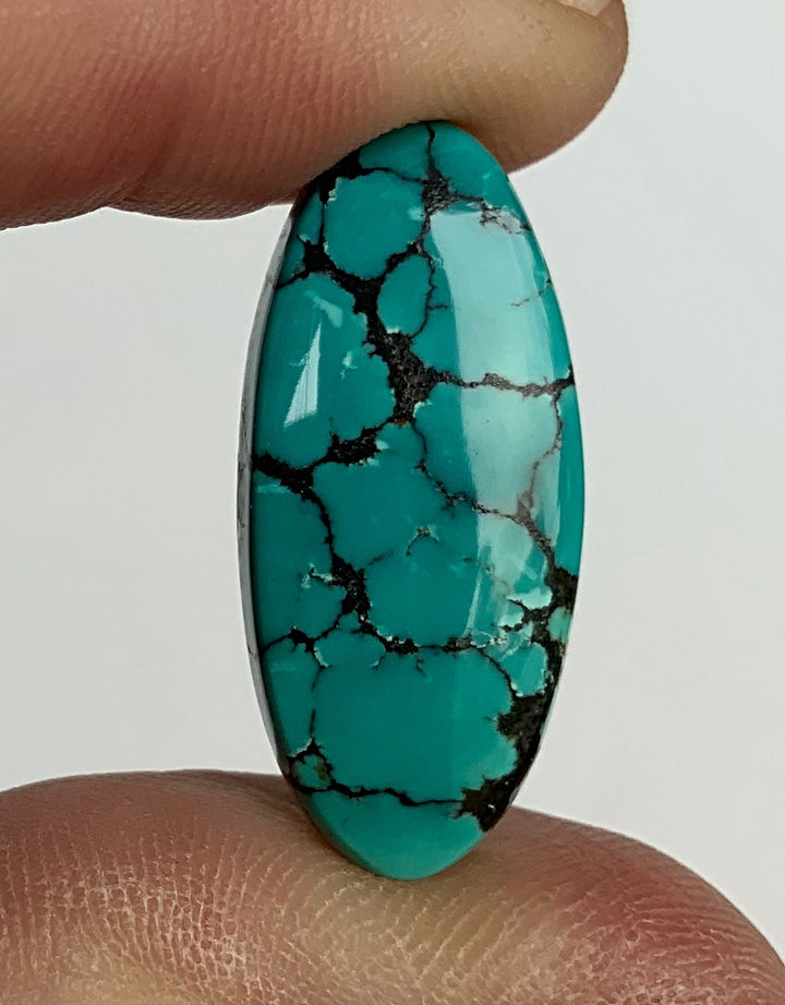 Blue Bao Canyon Turquoise Oval Cabochon