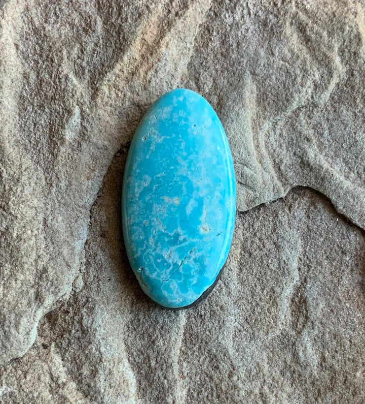 Light Blue Natural Royston Turquoise Oval Cabochon #R177