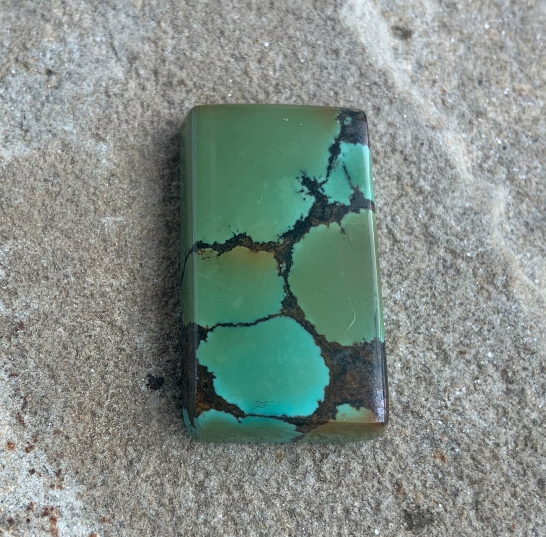 Bao Canyon Turquoise Rectangular Cabochon