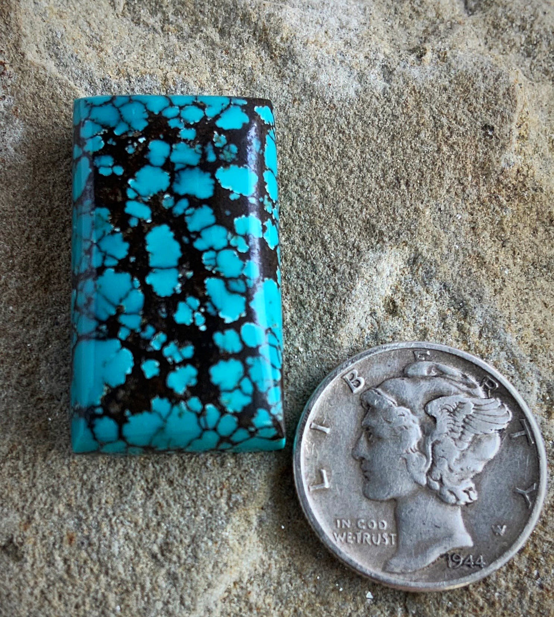 Bao Canyon Turquoise Rectangular Cabochon