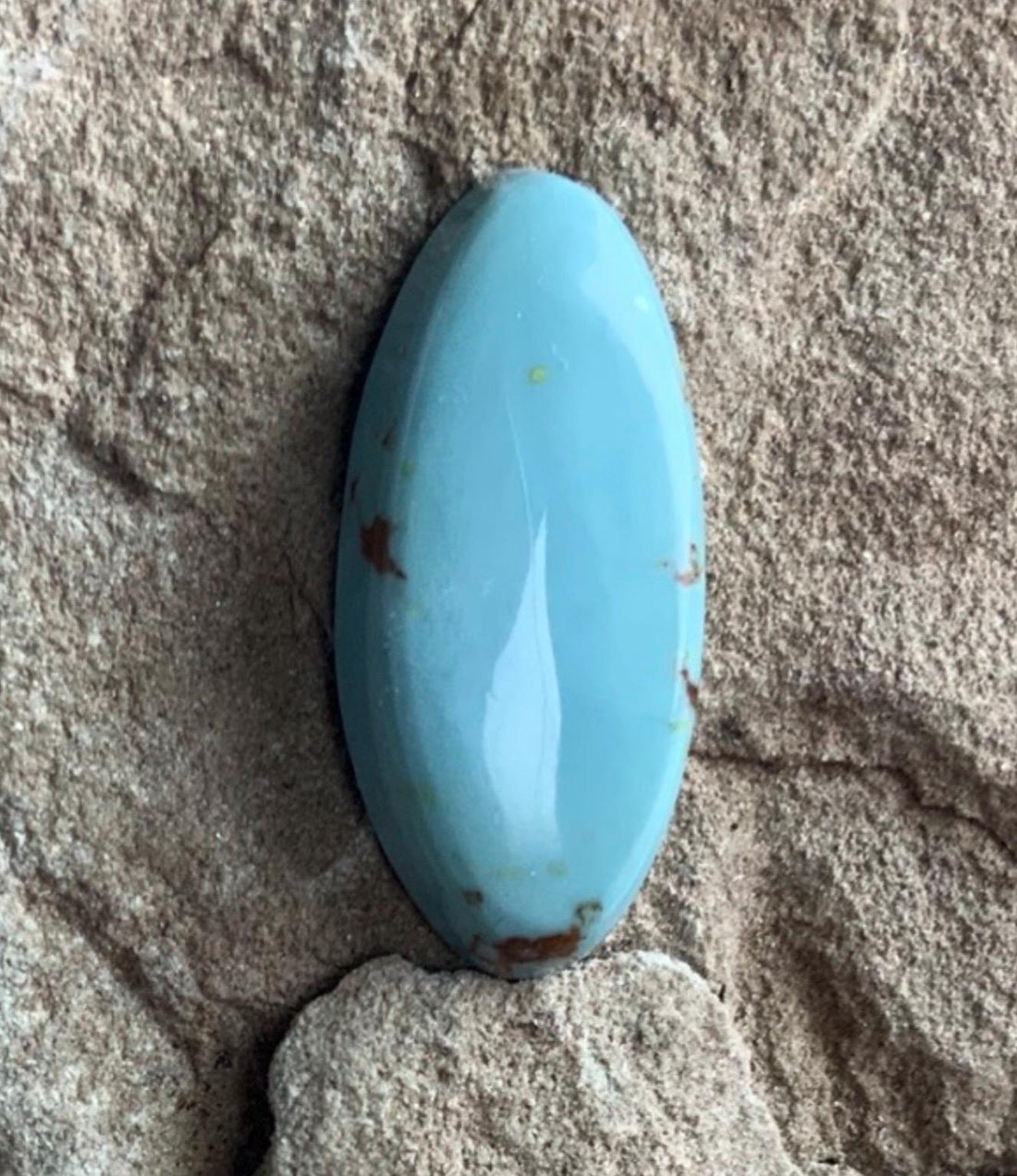 Beautiful Gobi Desert Lavender Turquoise Oval Cabochon #G127
