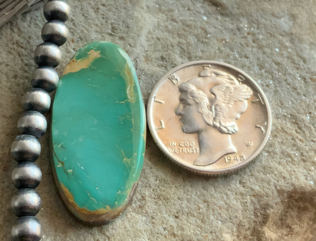 Royston Turquoise Green Oval Gemstone #R75