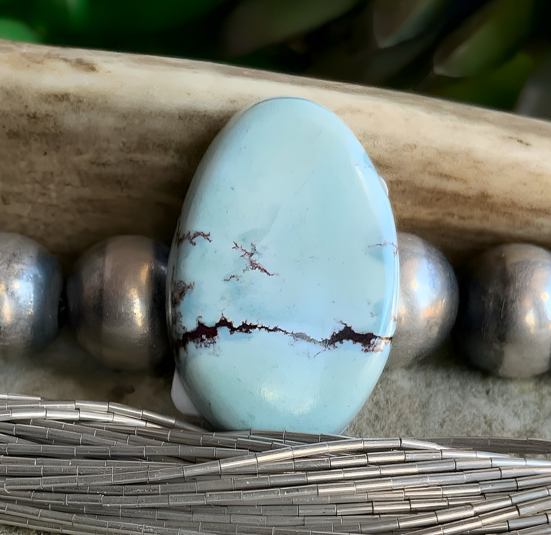 Gobi Desert Lavender or Golden Hills Turquoise Oval #G107