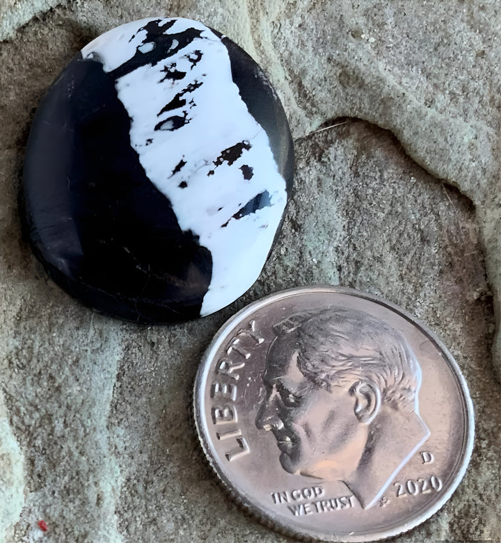 Natural White Buffalo Oval