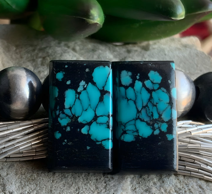 Bao Canyon Rectangular Earring Cabochons or Matched Gemstone Pair #BC261