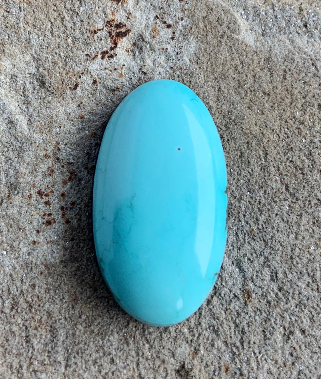 Natural Sleeping Beauty Turquoise Oval Cabochon