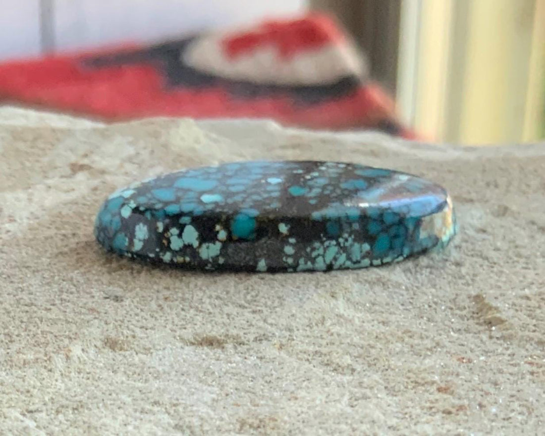 Beautiful Bao Canyon Turquoise Oval Cabochon #BC118