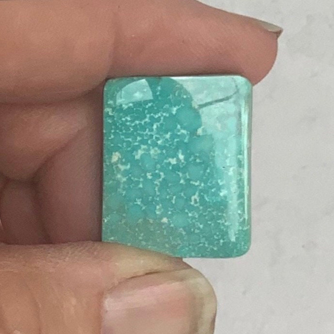 Natural Turquoise Mountain Turquoise Rectangular Cabochon-Arizona Gemstone