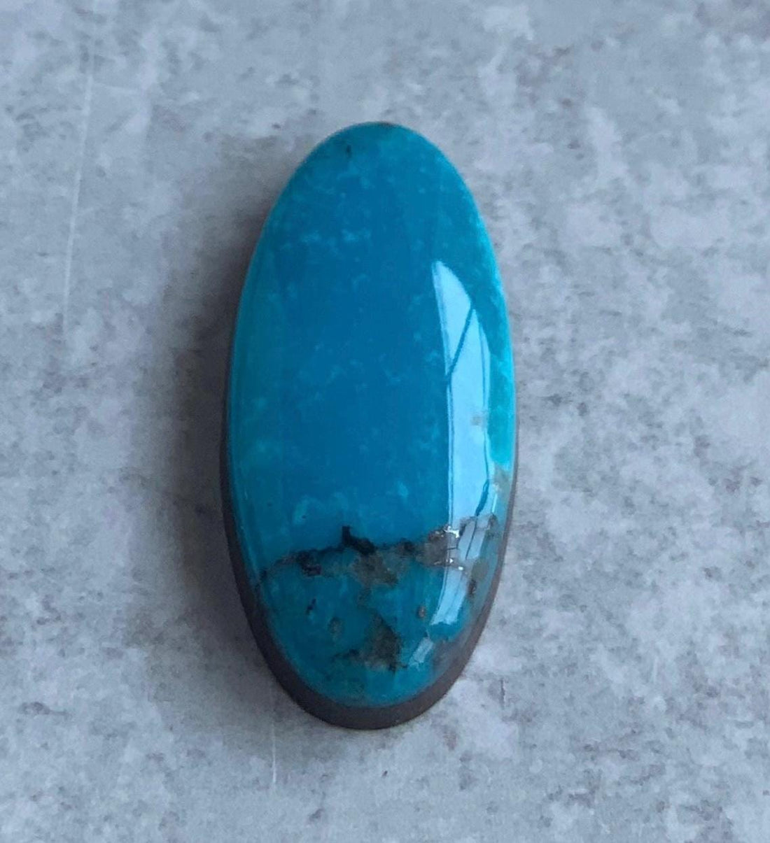Ithaca Peak Turquoise Long Oval Cabochon or Polished Stone Cab