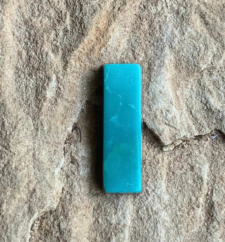 Beautiful Fox Turquoise Rectangular Bar Cabochon