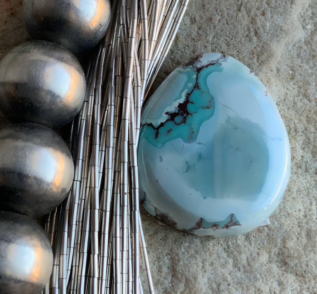 Gobi Desert Lavender or Golden Hills Turquoise Teardrop #G101