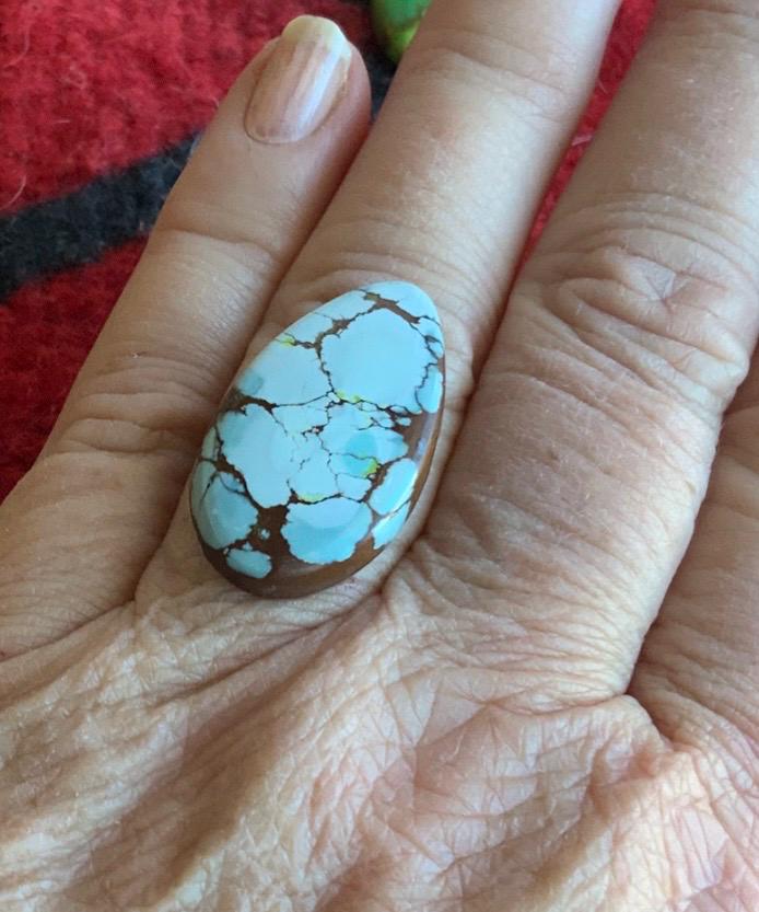 Beautiful Gobi Desert Lavender Turquoise Cabochon #106