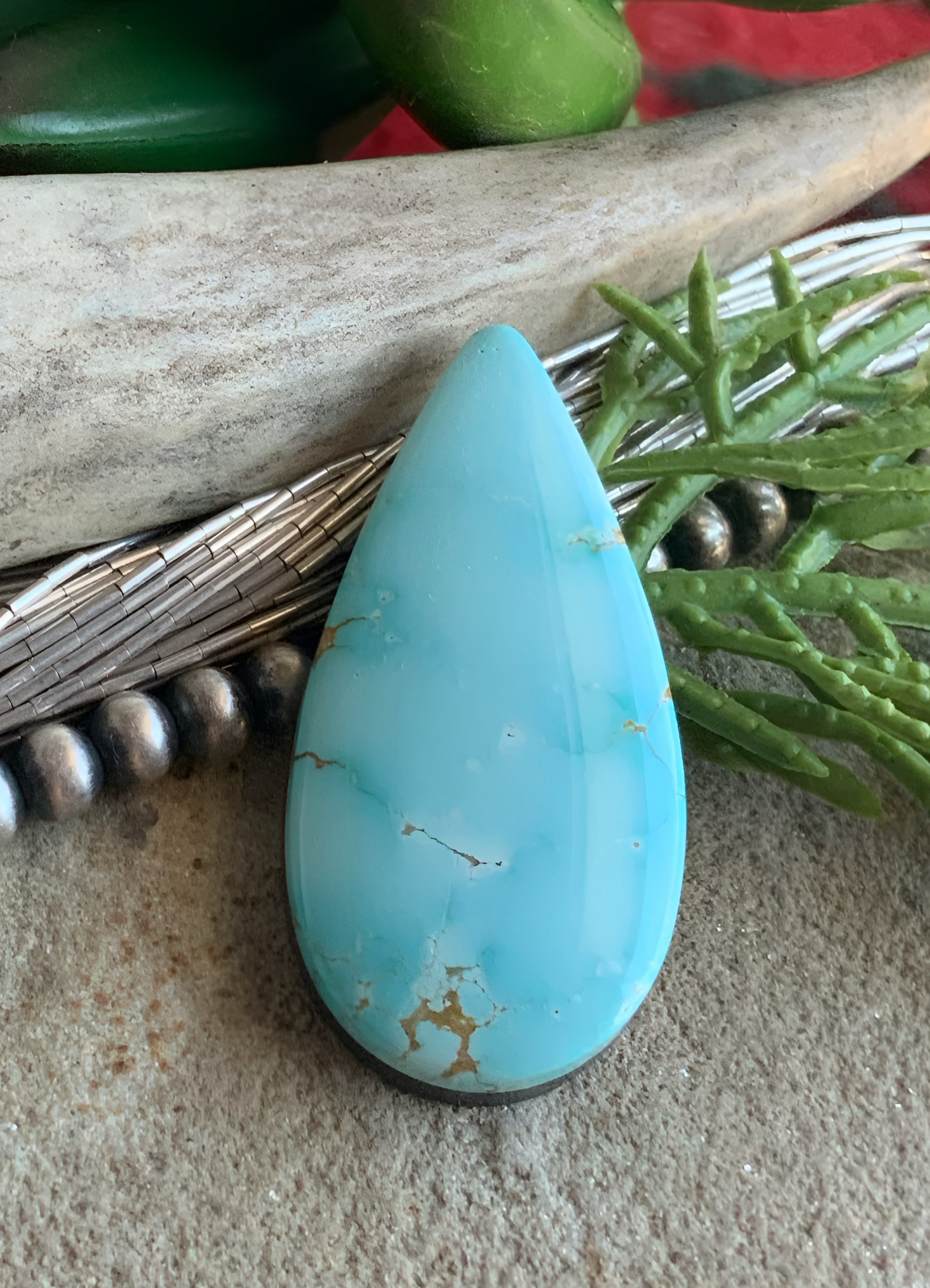 Natural Number Eight Teardrop-Nevada Gemstone